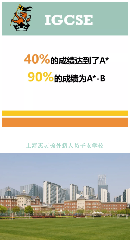 上海惠靈頓國際學(xué)校IB、A Level成績