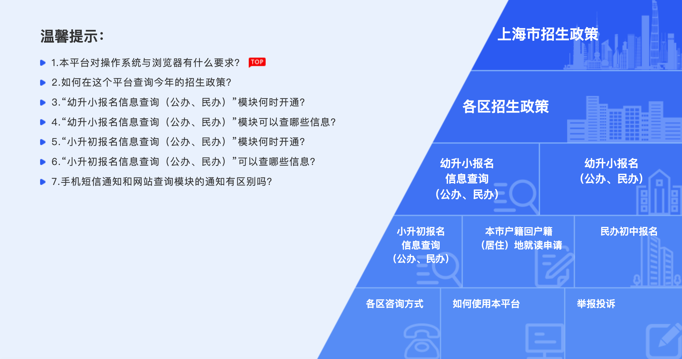 上海義務教育報名系統(tǒng)截圖